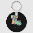 Search for green fleur de lis keychains Fat tuesday