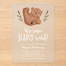 Search for acrylic baby shower invitations We can bearly wait