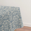 Search for blue white damask tablecloths Vintage