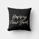 Search for new year throw pillows Black