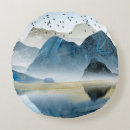 Recherche de bleu glacier coussins Montagne