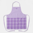 Recherche de plaid monogram aprons Rose