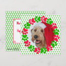 Search for paw print christmas cards Green