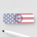 Search for red white blue name tags Stars