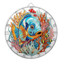 Recherche de poisson jeux de fléchettes Océan
