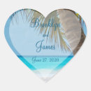 Search for heart tree wedding stickers Palm trees