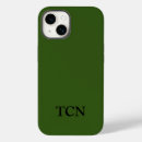 Recherche de vert olive iphone coques Monogramme