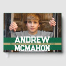 Search for graduation guest books Green