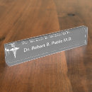 Search for doctorate name plates Desk