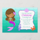 Search for mermaid 3rd birthday invitations Summer