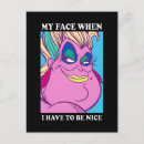 Search for evil face postcards Ursula