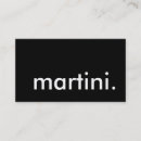 Recherche de martini cartes visite Barman