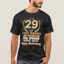 Search for 29th wedding anniversary tshirts Married