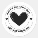 Search for awesome dad stickers Typography