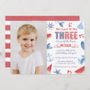 Search for america party invitations Red white blue