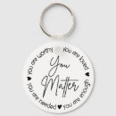 Search for awareness matters keychains Therapy