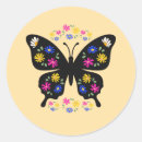 Search for colorful flowers stickers Butterflies