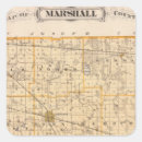 Search for county map stickers Marshall