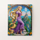 Recherche de rapunzel puzzles Conte de fées