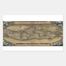 Search for antique world map stickers Geography
