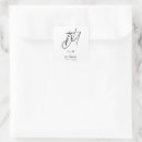Search for monogram wedding stickers Bride and groom initials