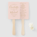 Search for blush pink wedding programs Simple
