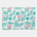 Search for pink flamingo pattern tea towels Tropical