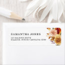 Search for fall in love return address labels Floral