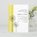 Search for dandelion invitations Yellow
