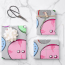 Search for button wrapping paper Pink