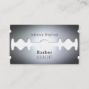 Search for razor blade business cards Barbershop