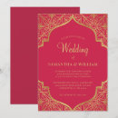 Search for magenta and gold invitations Script