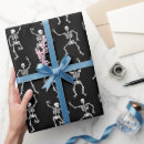 Recherche de halloween crâne papier cadeau Motif squelette