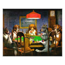 Recherche de c m coolidge posters Chiens jouant au poker