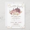 Search for pumpkin girl 1st birthday invitations Girls