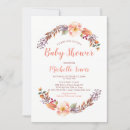 Search for fall baby girl shower invitations Floral