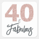 Search for 40 and fabulous stickers Forty