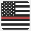 Search for fire department stickers Thin red line