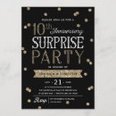 Recherche de surprise anniversary party invitations Fête d'anniversaire surprise