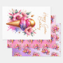 Recherche de rose glace papier cadeau Fleurs