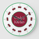 Search for red kitchen clocks Fruit