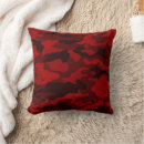 Recherche de camouflage rouge coussins Abstrait