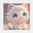 Search for fluffy white magnets Cat