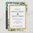 Search for elegant watercolor greenery wedding invitations Botanical garden