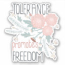 Search for tolerant stickers Freedom