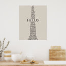 Search for languages posters Minimalist