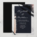 Search for black pink rose gold glitter invitations Abstract