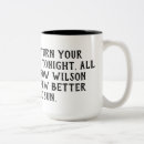 Search for wilsons mugs President