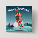 Recherche de bonhomme neige drôle badges Bonhommes de neige