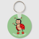 Search for green is good keychains Cute